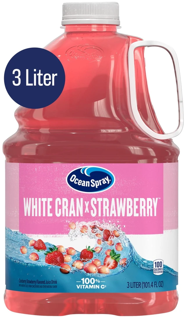 Main image of Ocean Spray White Cran-Strawberry Juice Drink, 3L Bottle