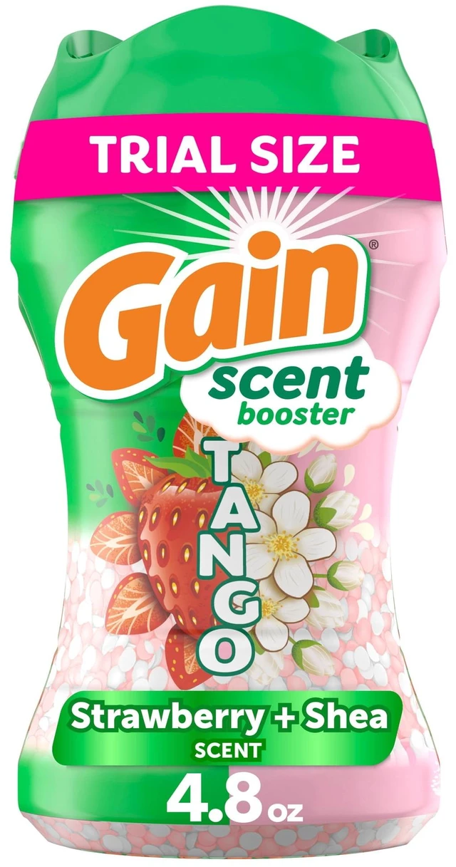 Main image of Gain Tango In-Wash Laundry Scent Booster Beads, 2-in-1 Dual, Strawberry & Shea, 4.8 oz