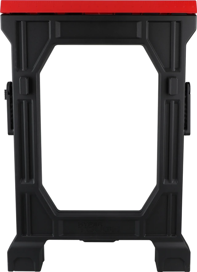 Alt view image 2 of 5 - Hyper Tough Hyper Stack 350 Lb Capacity Foldable Polypropylene Sawhorse, 31 In