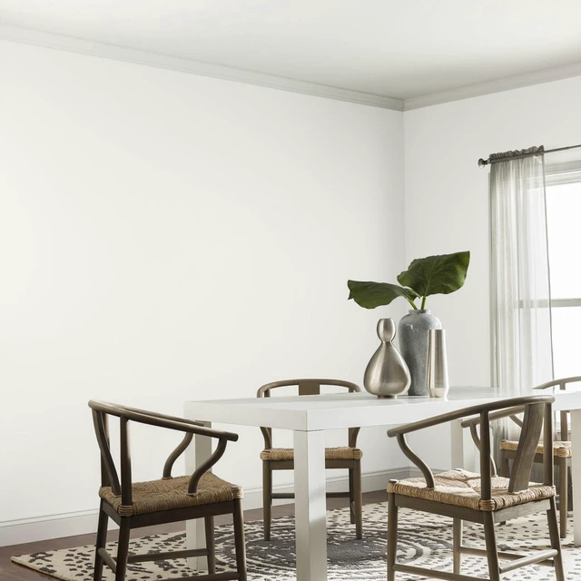 Alt view image 2 of 6 - Glidden Commercial White Satin Interior Paint Color Sample, 1/2 Pint