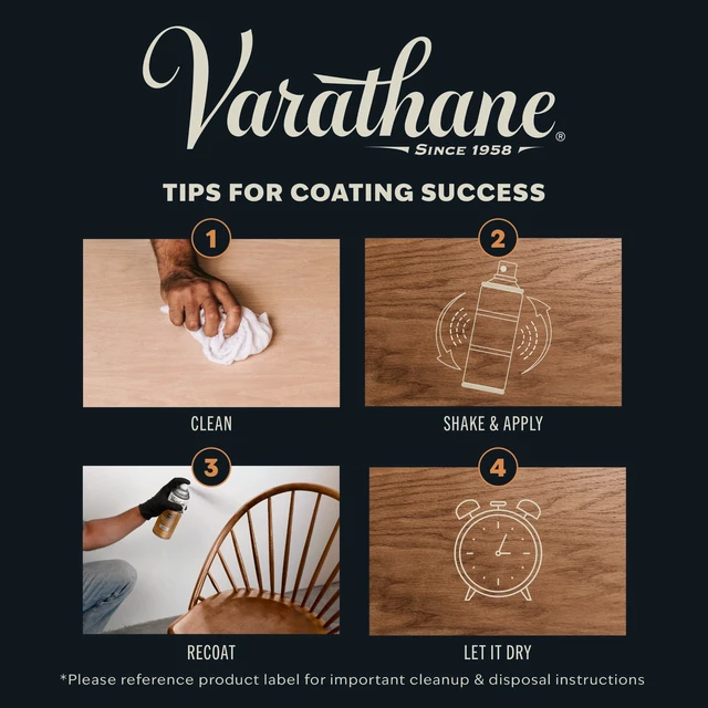 Alt view image 3 of 6 - Varathane Gloss-9061H Ultimate Oil-Based Interior Polyurethane, Clear, Half Pint