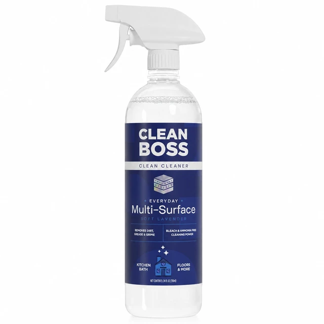 Main image of CleanBoss 24fl oz Everyday Multi-Surface Cleaner, Soft Lavender