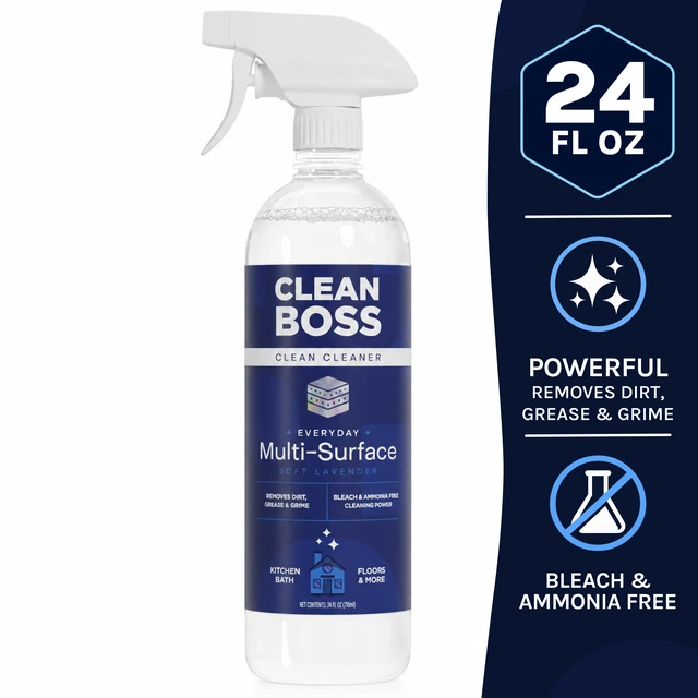 Alt view image 4 of 6 - CleanBoss 24fl oz Everyday Multi-Surface Cleaner, Soft Lavender