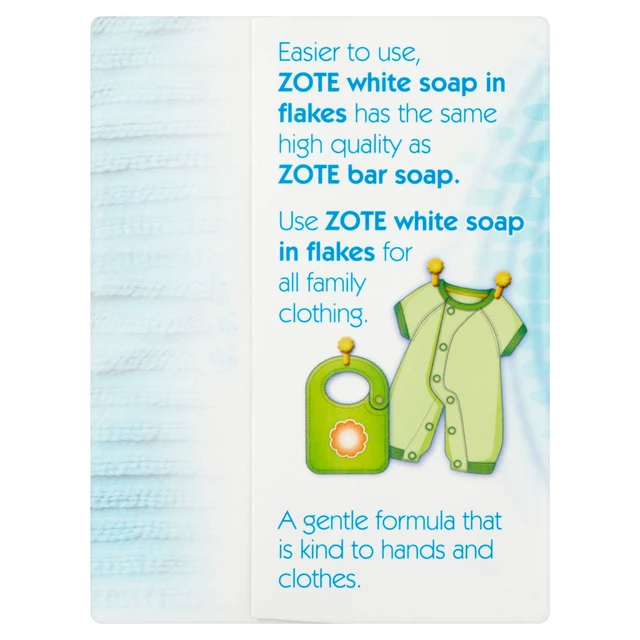 Alt view image 5 of 5 - Zote Blanco Laundry Flakes, 3 Pack, 17.6oz, Gentle on Clothes & Skin, with Sodium Tallowate