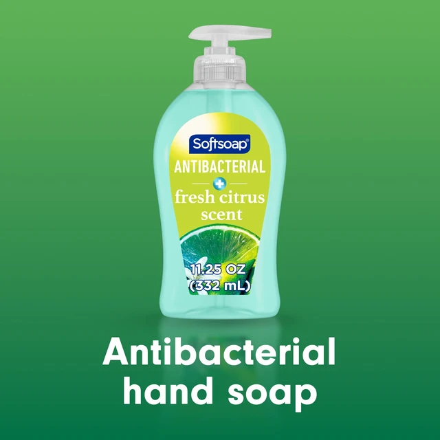 Alt view image 6 of 6 - Softsoap Antibacterial Hand Soap 2Pack, Fresh Citrus Scent, 11.25Fl Oz, Eliminates 99% of Bacteria