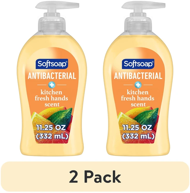 Main image of Softsoap Antibacterial Hand Soap 2-Pack 11.25fl oz, Kitchen Fresh Hands Scent, Eliminates 99% of Bacteria