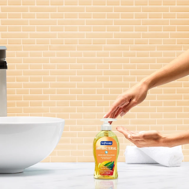 Alt view image 3 of 6 - Softsoap Antibacterial Hand Soap 2-Pack 11.25fl oz, Kitchen Fresh Hands Scent, Eliminates 99% of Bacteria