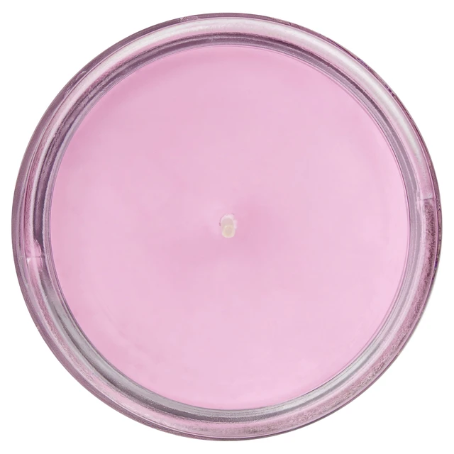Alt view image 3 of 6 - Mainstays Lilac Breeze Scented Single-Wick Large Glass Jar Candle, 20 oz