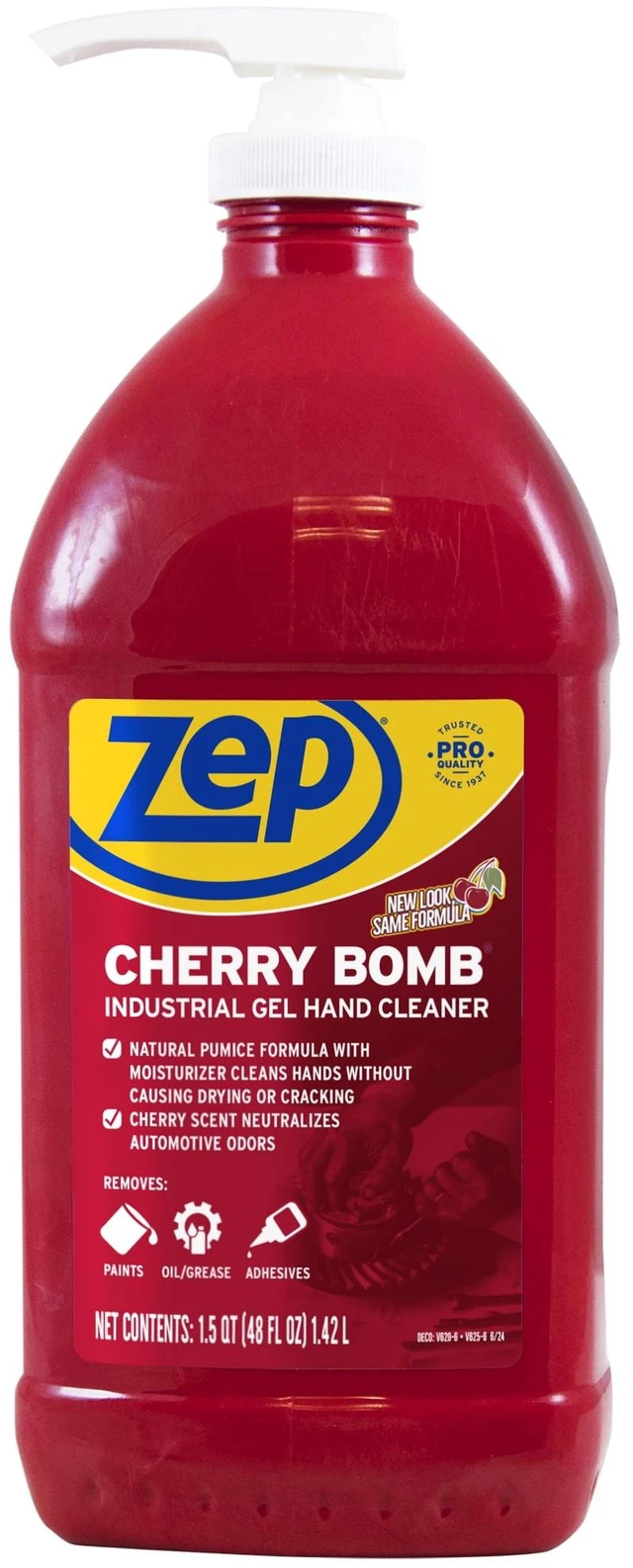 Main image of Zep Cherry Bomb Heavy-Duty Hand Cleaner Cherry Blossom Scent 48fl oz