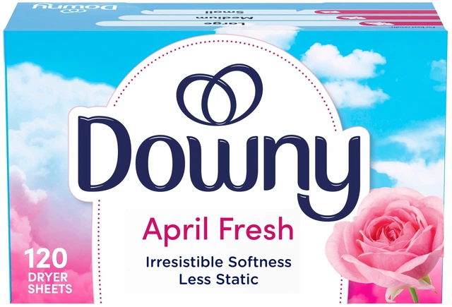 Main image of Downy April Fresh Scent Fabric Softener Dryer Sheets, 120 Count