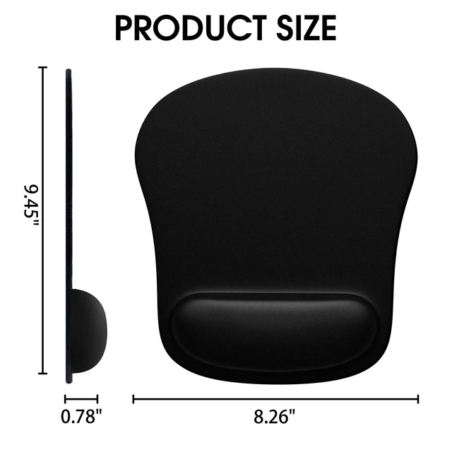 Alt view image 5 of 6 - Ergonomic Mouse Pad with Wrist Support, Non-Slip Carpal Tunnel Relief for Desk Laptop Office & Home