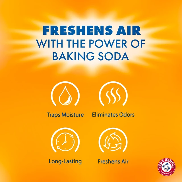 Alt view image 3 of 5 - Arm & Hammer 10.5oz Disposable Desiccant Moisture Absorber and Odor Eliminator Pouch