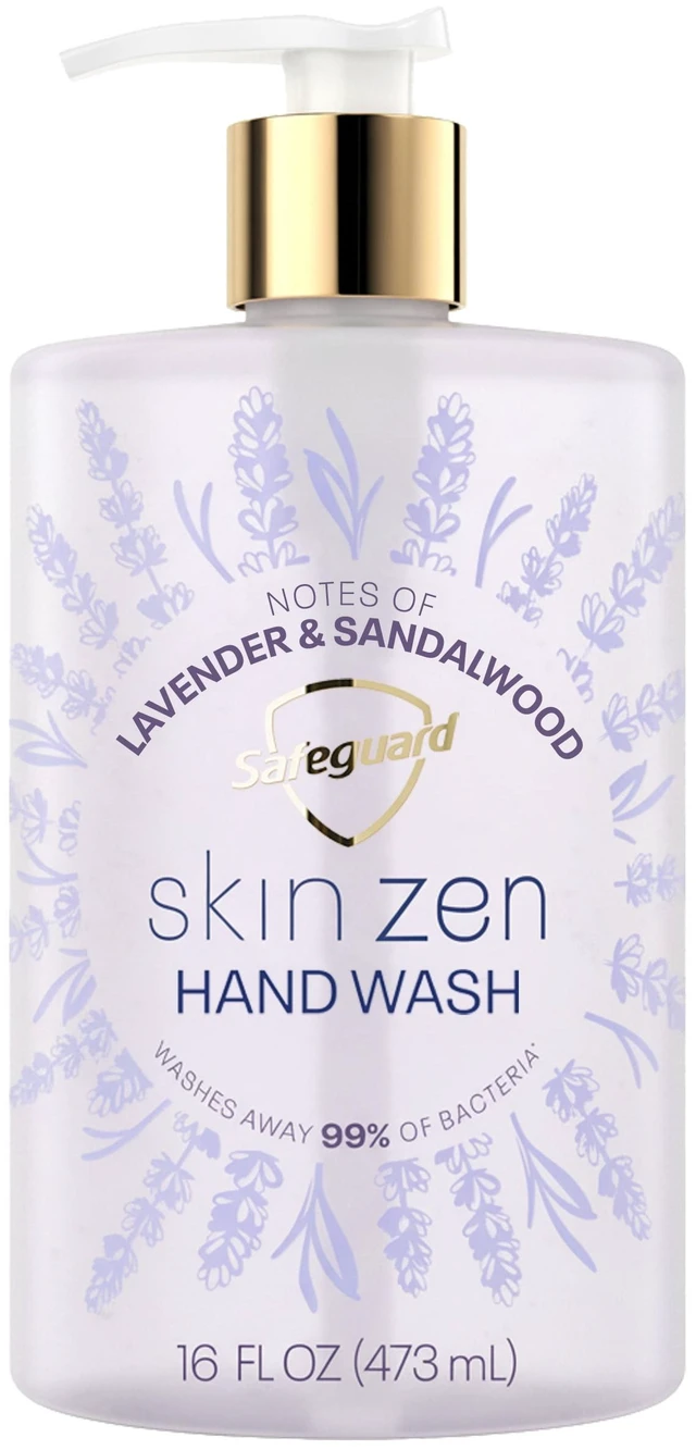 Main image of Safeguard Skin Zen Liquid Hand Soap, Lavender & Sandalwood, 16fl oz