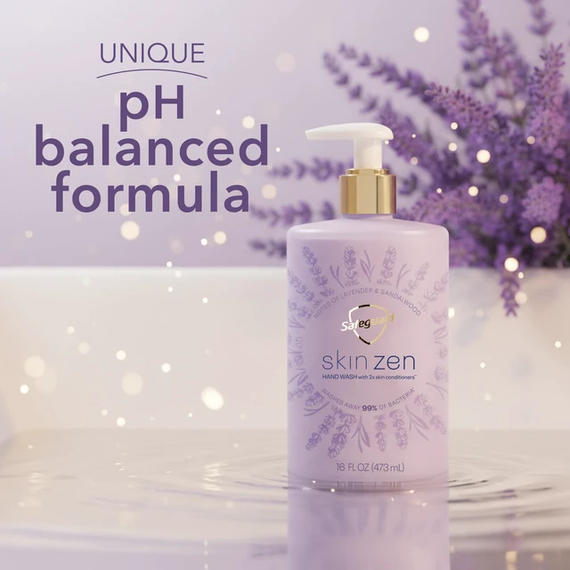 Alt view image 3 of 5 - Safeguard Skin Zen Liquid Hand Soap, Lavender & Sandalwood, 16fl oz