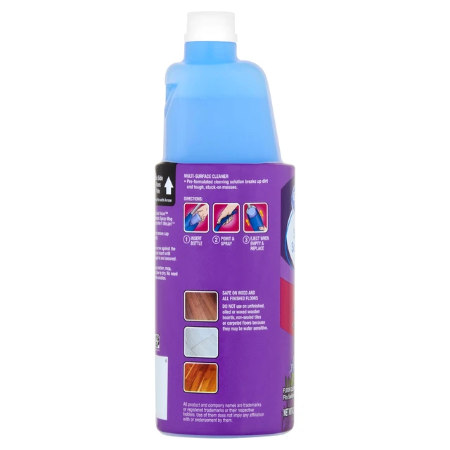 Alt view image 6 of 6 - 42 fl Oz Great Value Auto Spray Mop Floor Cleaning Solution Refill, Lavender Scent, 1 Count