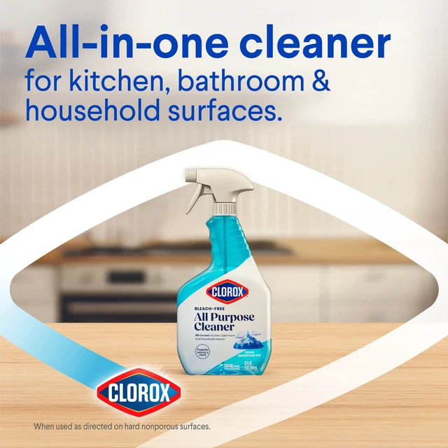 Alt view image 5 of 5 - Clorox Bleach-Free All Purpose Cleaner, 32 fl oz, Fresh Mountain Air