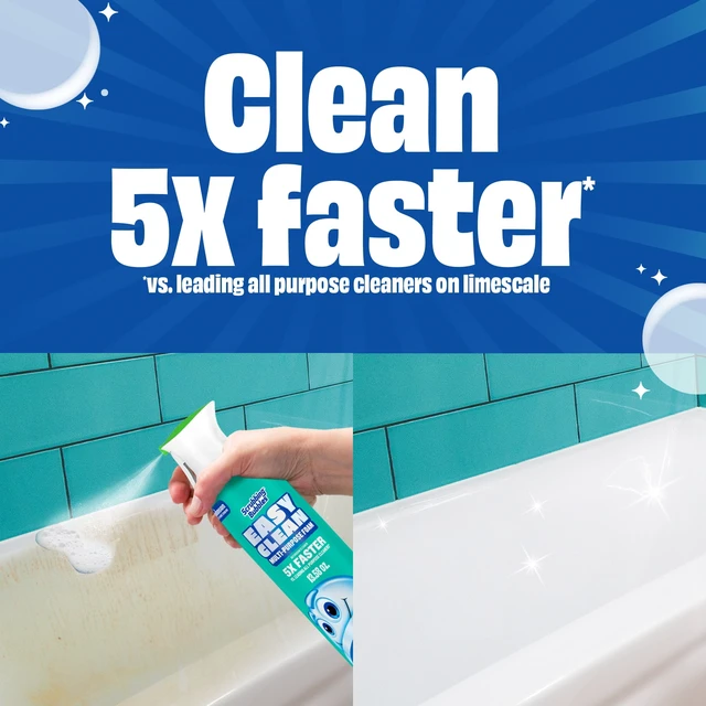 Alt view image 3 of 6 - Scrubbing Bubbles Easy Clean Multi-Purpose Bathroom, Shower & Tub Cleaner, Aerosol Spray, 13.58 oz