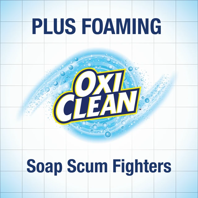 Alt view image 2 of 5 - Scrub Free 2-Pack Bathroom Cleaner 22oz Lemon Scent Oxi Clean Foaming Spray