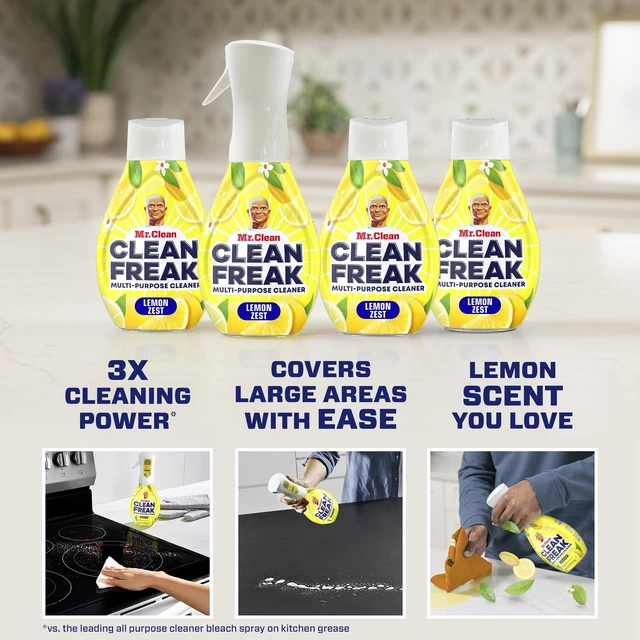 Alt view image 5 of 7 - Mr. Clean Clean Freak Citrus Anti-Bacterial All Purpose Cleaner Spray, 16 fl oz