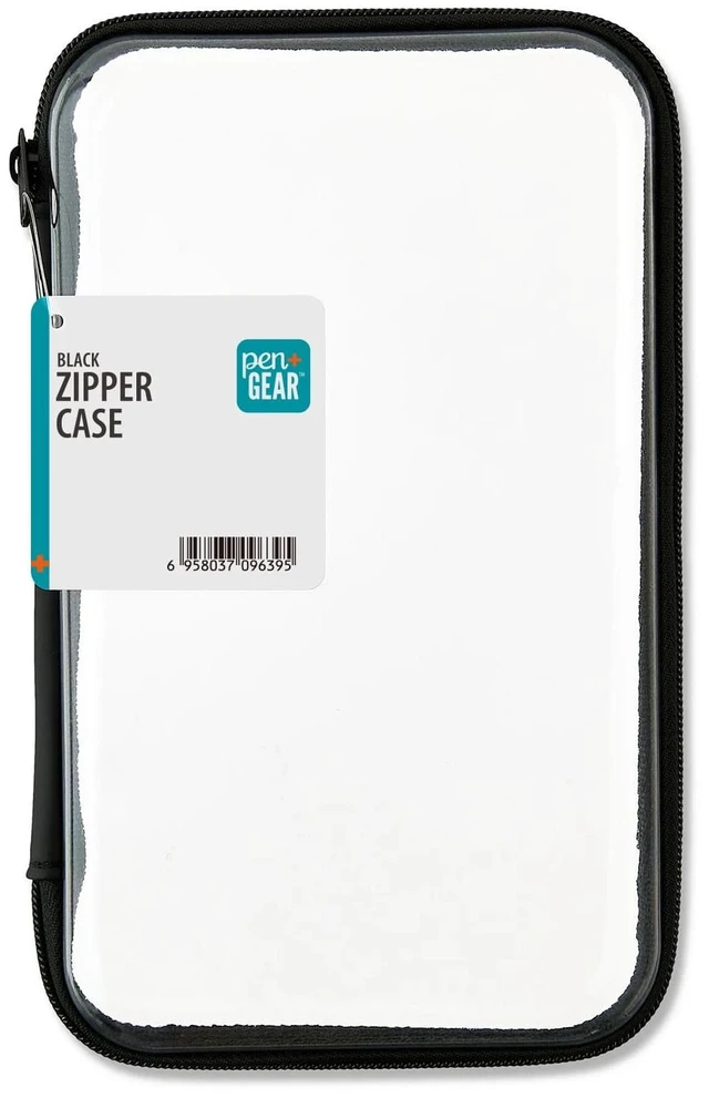 Main image of Pen+Gear Zipper Pencil Case, Black