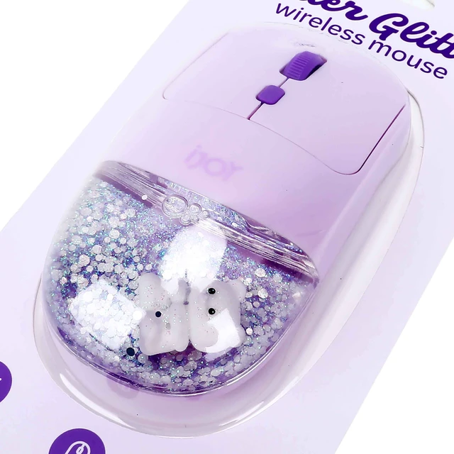 Alt view image 2 of 6 - iJoy Wireless Bear Glitter Mouse