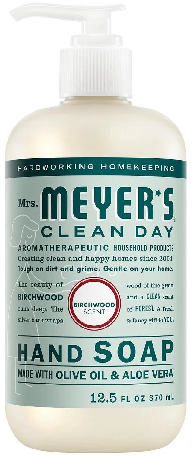 Main image of Mrs. Meyer's Clean Day Hand Soap, Birchwood Scent, 12.5 fl oz