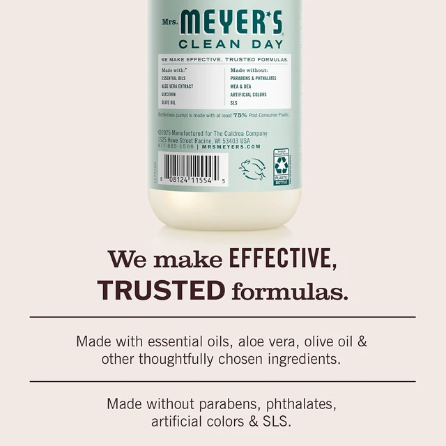 Alt view image 4 of 7 - Mrs. Meyer's Clean Day Hand Soap, Birchwood Scent, 12.5 fl oz