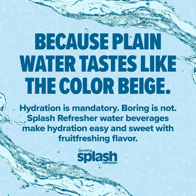 Alt view image 5 of 6 - Splash Refresher Flavored Sparkling Water Cans, 12 Fl Oz, 8 Pack