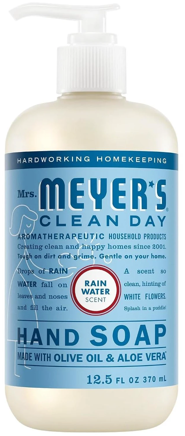 Main image of Mrs. Meyer's Clean Day Hand Soap, Rain Water Scent, 12.5Fl Oz