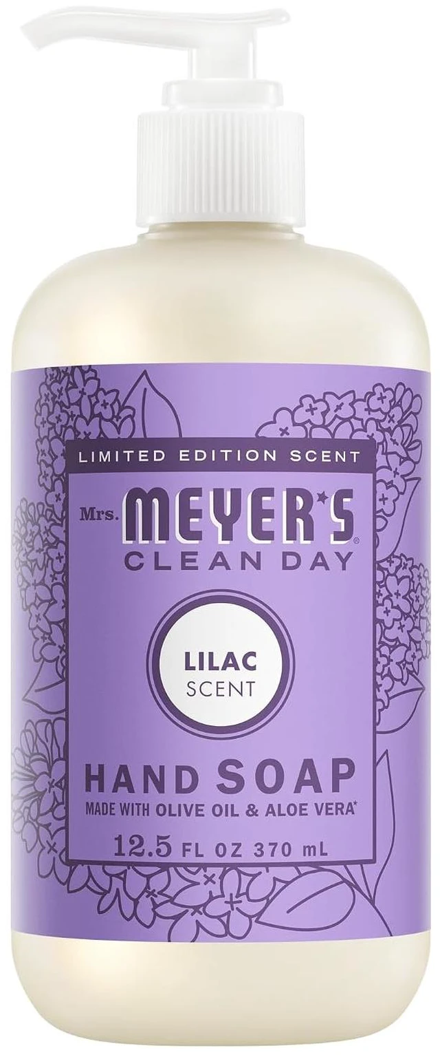 Main image of Mrs. Meyer's Clean Day Hand Soap, Lilac Scent, 12.5 Fl Oz