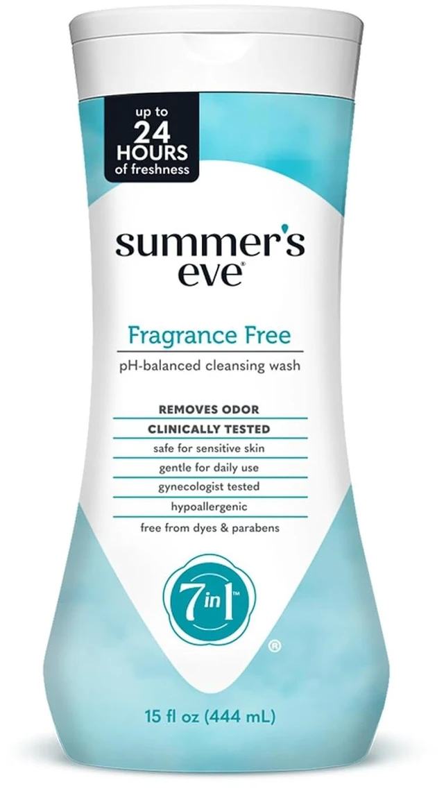Main image of Summer's Eve All-Over Daily Feminine Wash, Fragrance Free, 15 Fl Oz