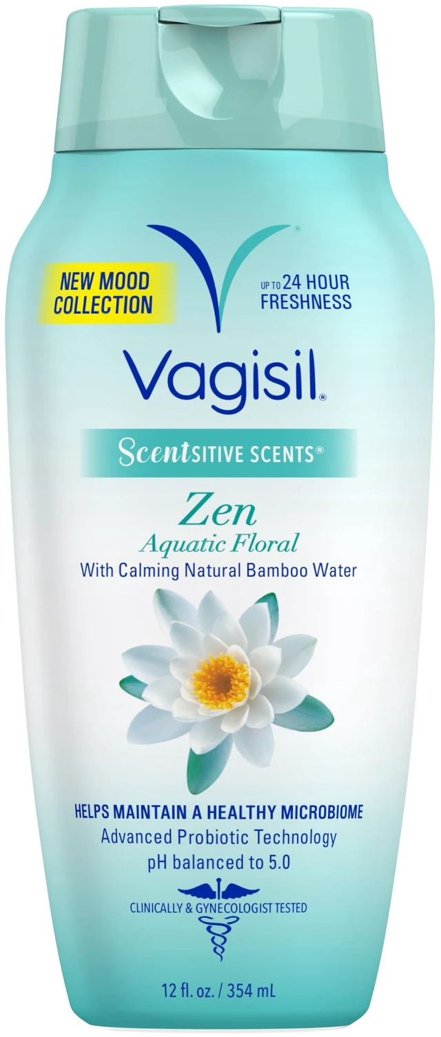 Main image of Vagisil Scentsitive Scents Feminine Wash, Zen Aquatic Floral, 12 fl oz