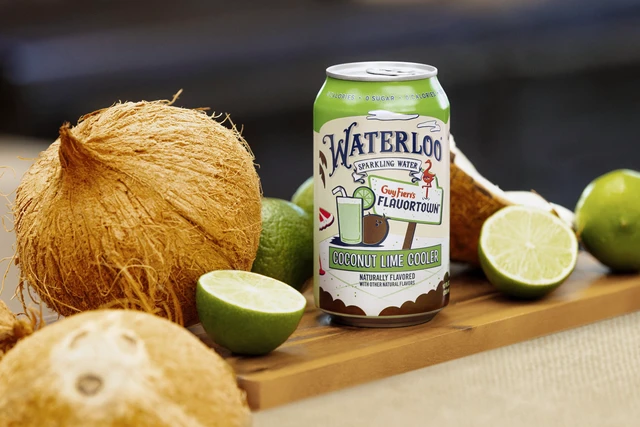 Alt view image 4 of 6 - Waterloo Sparkling Water, Coconut Lime Cooler, 12 fl oz, 8 Pack Cans