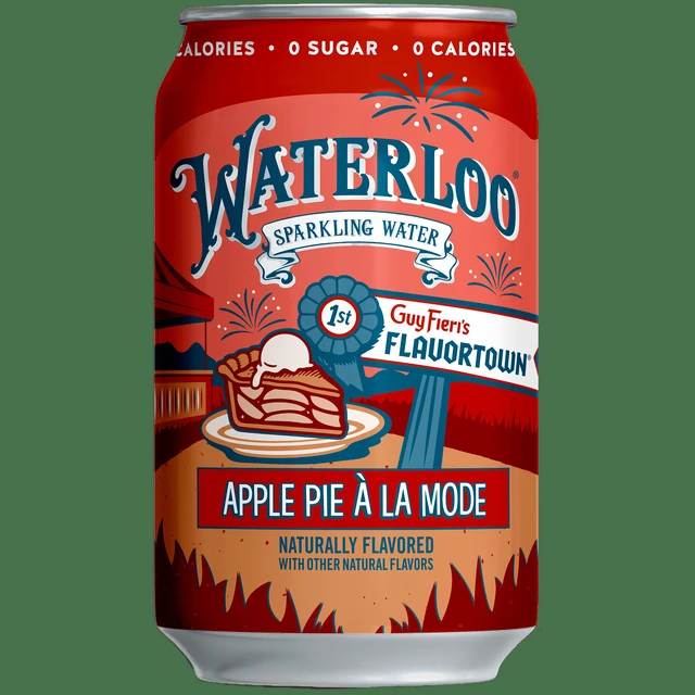 Alt view image 5 of 6 - Waterloo Sparkling Water Apple Pie la Mode 12 fl oz 8 Pack Cans