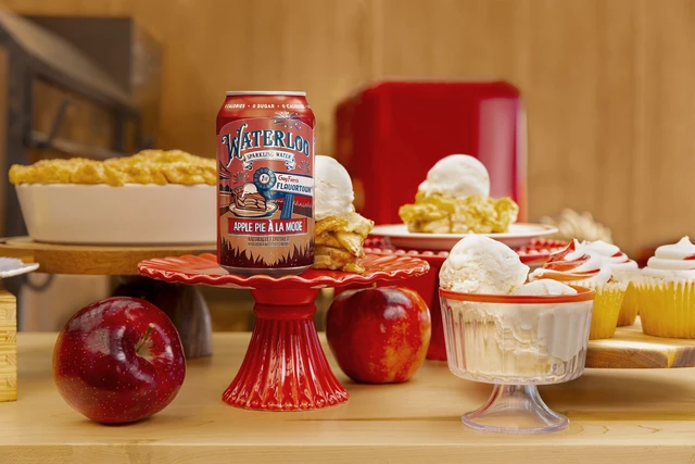 Alt view image 3 of 6 - Waterloo Sparkling Water Apple Pie la Mode 12 fl oz 8 Pack Cans