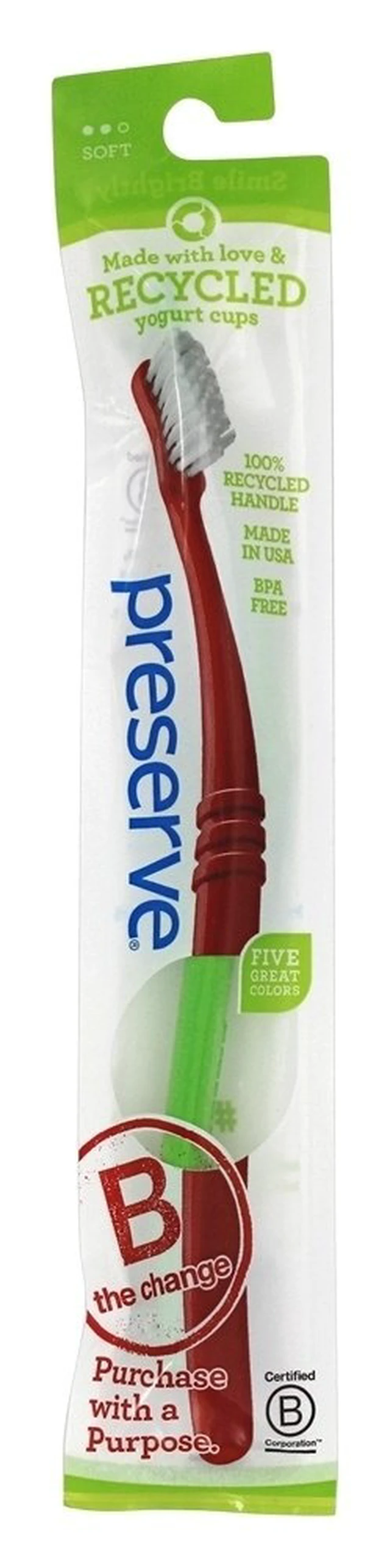 Alt view image 4 of 4 - Preserve Adult Soft Toothbrush, 1 Each