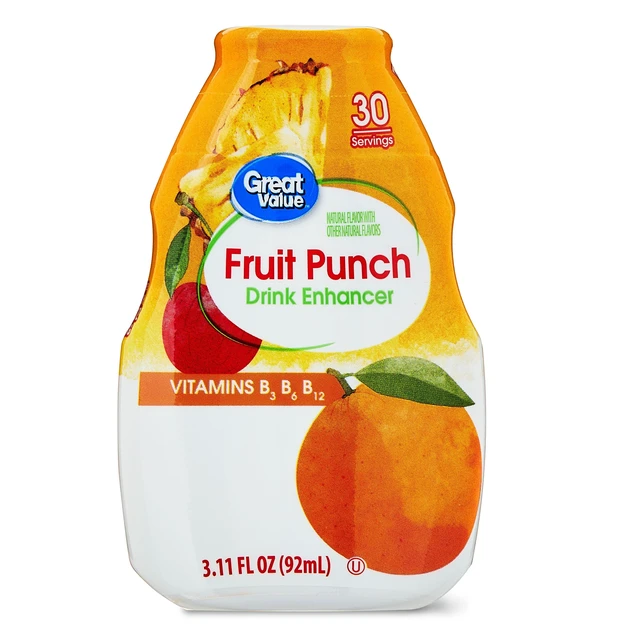 Alt view image 5 of 6 - Great Value Fruit Punch Drink Enhancer, 2 Pack, 3.11fl oz