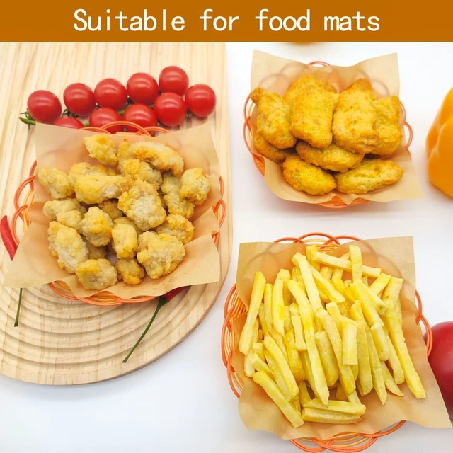 Alt view image 7 of 7 - 100 PCS Hamburger Patty Paper 6x6 Non-Stick Parchment Squares, Burger Press, Cookies, Microwave, Oven, Freezer