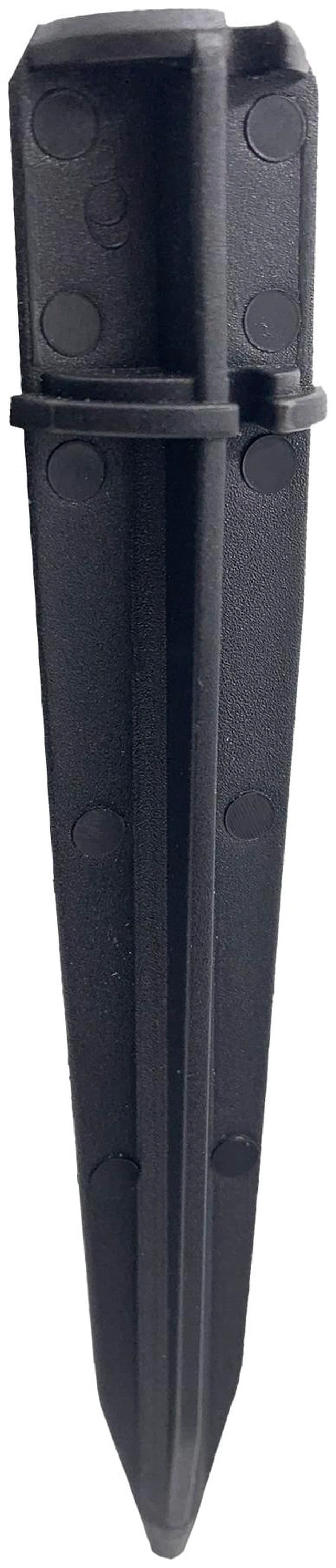 Alt view image 2 of 6 - Mainstays Solar LED Black Lattice Walkway Light with Glass Lens, 8 Lumens, 1 Light