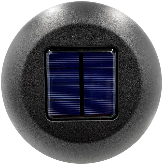 Alt view image 6 of 6 - Mainstays Solar LED Black Lattice Walkway Light with Glass Lens, 8 Lumens, 1 Light