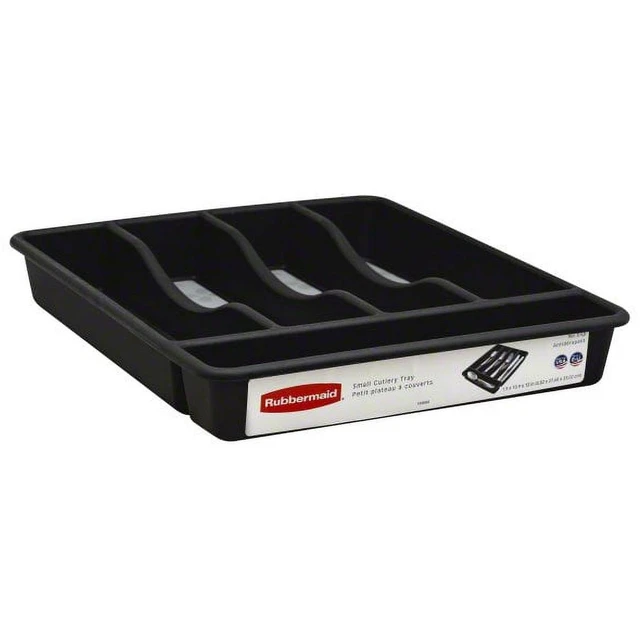 Alt view image 5 of 5 - Rubbermaid Silverware Organizer, Small, Black