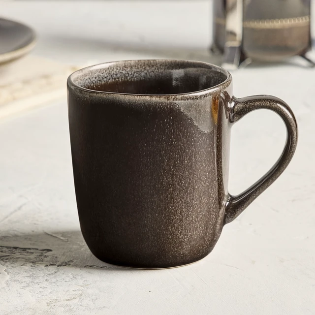 Alt view image 4 of 5 - Better Homes & Gardens Brooks Gray Stoneware Mug, 14.2oz