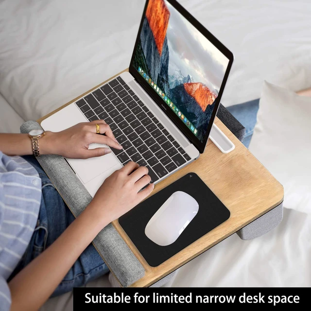 Alt view image 4 of 6 - Audimi Small Mouse Pad 6x8 Inch, Portable Washable for Laptop Wireless Mouse, Home Office Travel - Black