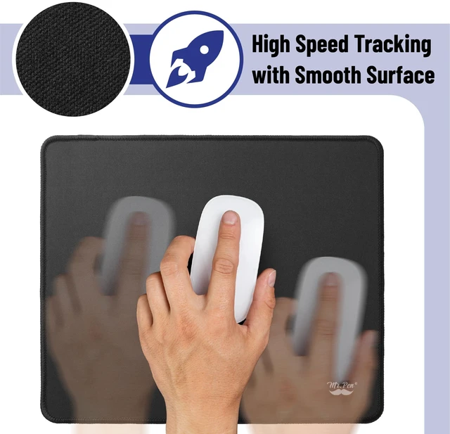 Alt view image 3 of 6 - Mr. Pen Mouse Pad 12.5x10.5 Inch 2 Pack for Wireless Mouse