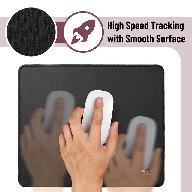 Alt view image 6 of 6 - Mr. Pen Mouse Pad, 12.8"x11.3", 2 Pack