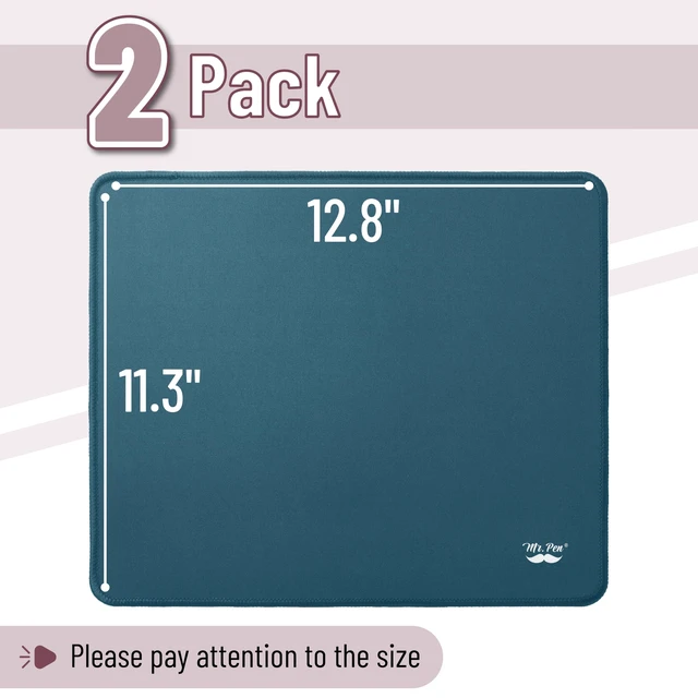 Alt view image 5 of 6 - Mr. Pen Mouse Pad, 12.8"x11.3", 2 Pack