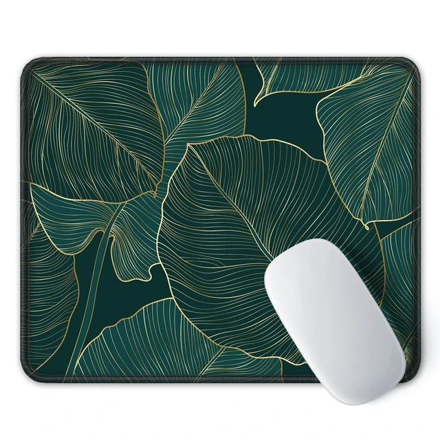 Alt view image 4 of 7 - ITNRSIIET 10.2x8.3x0.12 Inches Stitched Edge Mouse Pad, Smooth Textured, Waterproof, Washable, Non-Slip Rubber Base, Palm Texture