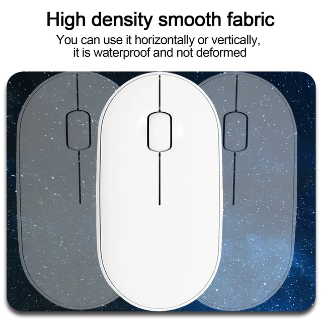 Alt view image 3 of 6 - GZXHS Small Mouse Pad, 5x6Inches, Mini Travel Carry, Washable Non-Slip Rubber Base, Compact For Office