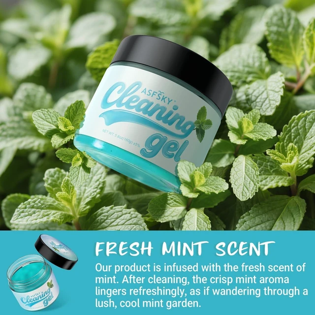 Alt view image 3 of 6 - ASFSKY Universal Car Cleaning Gel Putty Dust Remover Mint