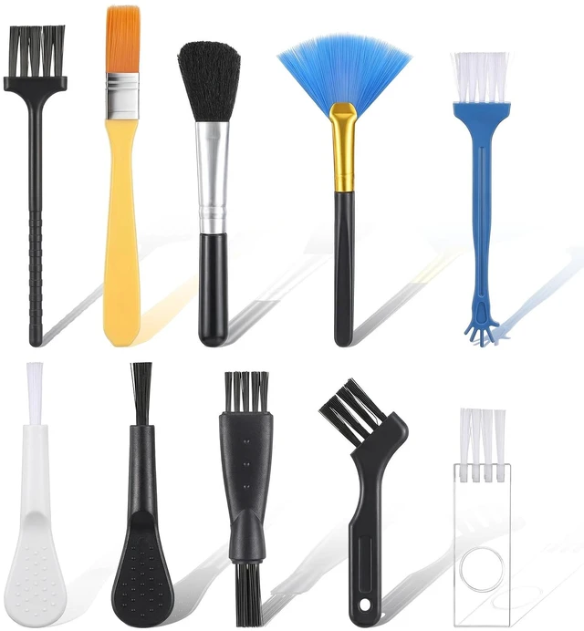 Main image of 10-Piece Anti-Static Keyboard Brush Cleaning Set, Mini Portable Electronic Brush for Fans, Keyboards, Laptop, Circuit Board, Motherboard, PC